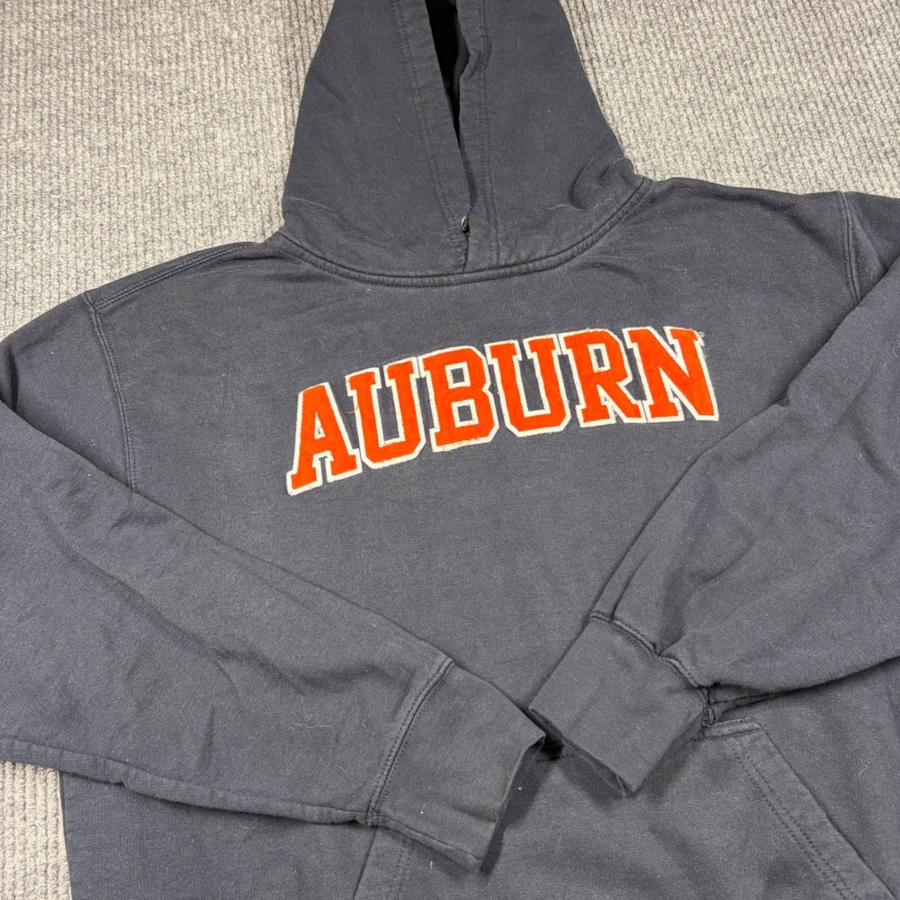 MV Sport Hoodie Mens XL Auburn Tigers Navy Blue Classic Fleece Pullover